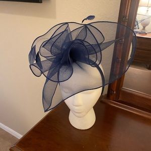 Blue Fascinator Hat